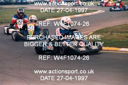 Photo: W4F1074-26 ActionSport Photography 27/04/1997 Dunkeswell Kart Club _2_JuniorTKM #50