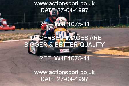 Photo: W4F1075-11 ActionSport Photography 27/04/1997 Dunkeswell Kart Club _2_JuniorTKM #50