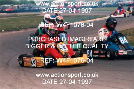 Photo: W4F1076-04 ActionSport Photography 27/04/1997 Dunkeswell Kart Club _3_FormulaBlue #33