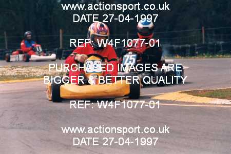 Photo: W4F1077-01 ActionSport Photography 27/04/1997 Dunkeswell Kart Club _3_FormulaBlue #33