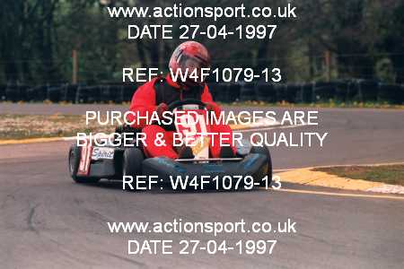 Photo: W4F1079-13 ActionSport Photography 27/04/1997 Dunkeswell Kart Club _4_SeniorTKM #91