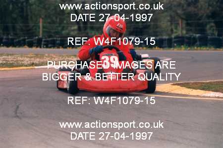 Photo: W4F1079-15 ActionSport Photography 27/04/1997 Dunkeswell Kart Club _4_SeniorTKM #39