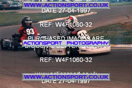 Photo: W4F1060-32 ActionSport Photography 27/04/1997 Dunkeswell Kart Club _2_JuniorTKM #93