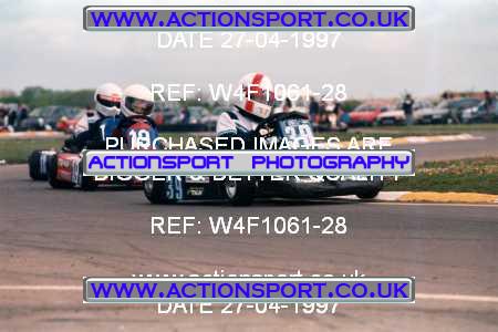 Photo: W4F1061-28 ActionSport Photography 27/04/1997 Dunkeswell Kart Club _2_JuniorTKM #19