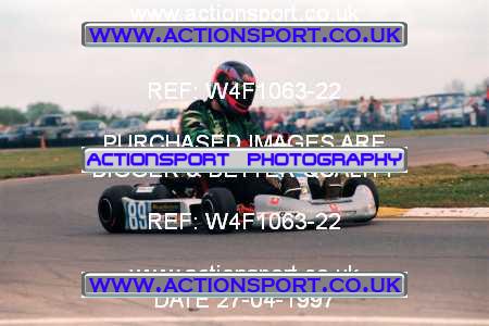 Photo: W4F1063-22 ActionSport Photography 27/04/1997 Dunkeswell Kart Club _3_FormulaBlue #89