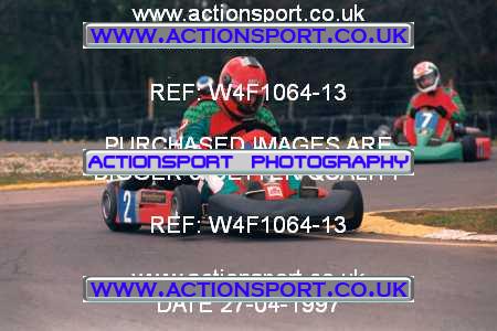Photo: W4F1064-13 ActionSport Photography 27/04/1997 Dunkeswell Kart Club _3_FormulaBlue #2