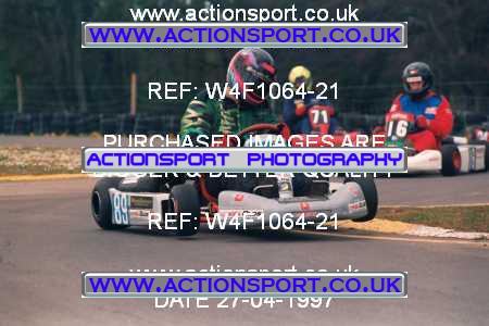 Photo: W4F1064-21 ActionSport Photography 27/04/1997 Dunkeswell Kart Club _3_FormulaBlue #89