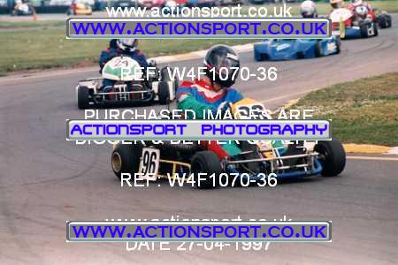 Photo: W4F1070-36 ActionSport Photography 27/04/1997 Dunkeswell Kart Club _8_250s #96