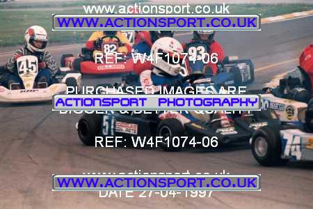 Photo: W4F1074-06 ActionSport Photography 27/04/1997 Dunkeswell Kart Club _2_JuniorTKM #93