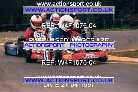 Photo: W4F1075-04 ActionSport Photography 27/04/1997 Dunkeswell Kart Club _2_JuniorTKM #19