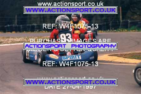 Photo: W4F1075-13 ActionSport Photography 27/04/1997 Dunkeswell Kart Club _2_JuniorTKM #93