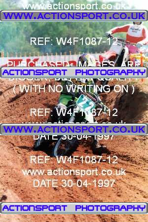 Photo: W4F1087-12 ActionSport Photography 30/04/1997 Kawasaki Track Day - Hawkstone Park _3_125s-250s #22