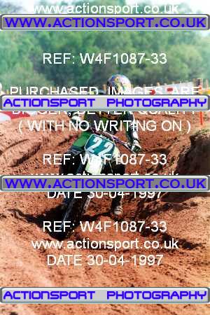 Photo: W4F1087-33 ActionSport Photography 30/04/1997 Kawasaki Track Day - Hawkstone Park _3_125s-250s #22