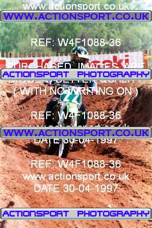 Photo: W4F1088-36 ActionSport Photography 30/04/1997 Kawasaki Track Day - Hawkstone Park _3_125s-250s #22