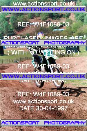 Photo: W4F1089-03 ActionSport Photography 30/04/1997 Kawasaki Track Day - Hawkstone Park _3_125s-250s #22