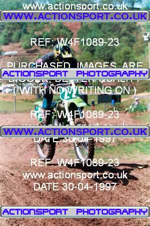 Photo: W4F1089-23 ActionSport Photography 30/04/1997 Kawasaki Track Day - Hawkstone Park _3_125s-250s #22