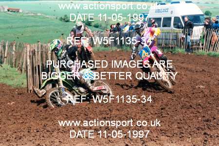 Photo: W5F1135-34 ActionSport Photography 11/05/1997 AMCA Marshfield MXC [125 250 750cc Championships] - Marshfield _1_125Championship #10
