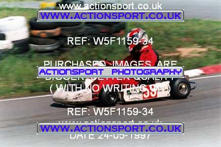 Photo: W5F1159-34 ActionSport Photography 24/05/1997 Camberley Kart Club - Blackbushe _4_SeniorTKM #59