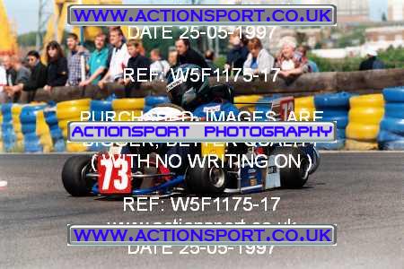 Photo: W5F1175-17 ActionSport Photography 25/05/1997 Birmingham Wheels Kart Club _4_210National #73