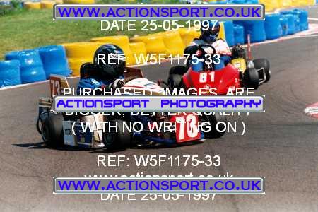 Photo: W5F1175-33 ActionSport Photography 25/05/1997 Birmingham Wheels Kart Club _4_210National #73