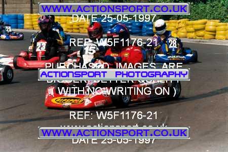 Photo: W5F1176-21 ActionSport Photography 25/05/1997 Birmingham Wheels Kart Club _2_ProKarts #15