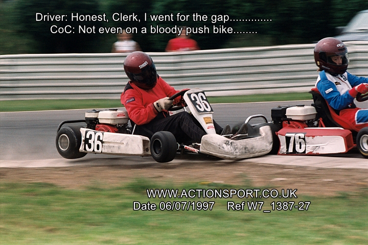 Sample image from 06/07/1997 Clay Pigeon Kart Club