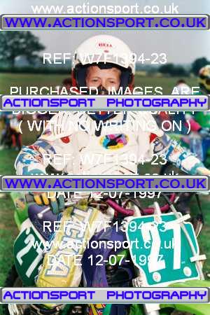 Photo: W7F1394-23 ActionSport Photography 12/07/1997 Coventry Junior MXC Auto Spectacular _4_100s #27