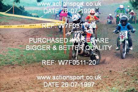 Photo: W7F0511-20 ActionSport Photography 26/07/1997 Corsham SSC Masters of Motocross _2_60s #14