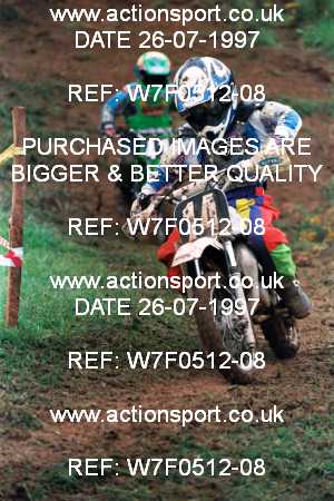 Photo: W7F0512-08 ActionSport Photography 26/07/1997 Corsham SSC Masters of Motocross _2_60s #14