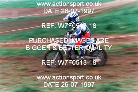 Photo: W7F0513-18 ActionSport Photography 26/07/1997 Corsham SSC Masters of Motocross _2_60s #14