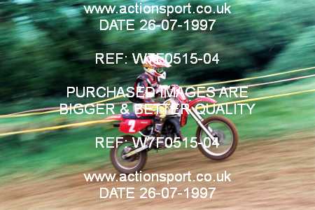 Photo: W7F0515-04 ActionSport Photography 26/07/1997 Corsham SSC Masters of Motocross _3_80s #2