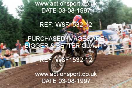 Photo: W8F1532-12 ActionSport Photography 3,4/08/1997 ACU BYMX Cambridge Junior SC Cat Finning Youth International - Mildenhall  _1_125s #19