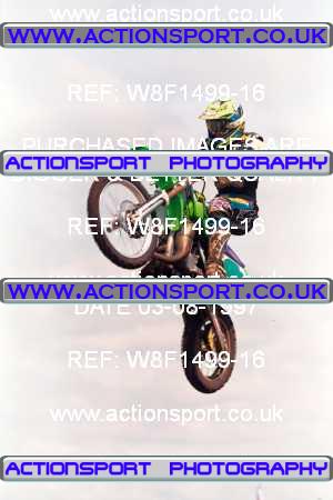 Photo: W8F1499-16 ActionSport Photography 3,4/08/1997 ACU BYMX Cambridge Junior SC Cat Finning Youth International - Mildenhall  _2_100s : Unidentified