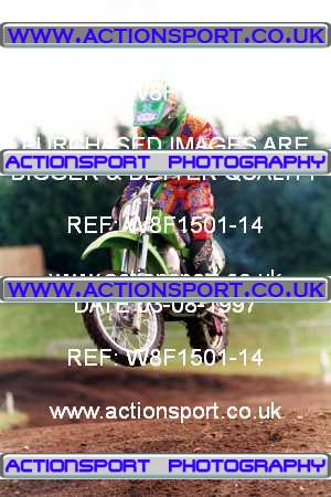 Photo: W8F1501-14 ActionSport Photography 3,4/08/1997 ACU BYMX Cambridge Junior SC Cat Finning Youth International - Mildenhall  _4_60s #29