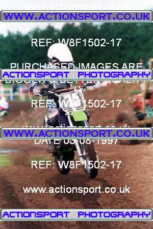 Photo: W8F1502-17 ActionSport Photography 3,4/08/1997 ACU BYMX Cambridge Junior SC Cat Finning Youth International - Mildenhall  _4_60s #15