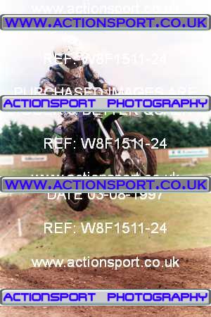 Photo: W8F1511-24 ActionSport Photography 3,4/08/1997 ACU BYMX Cambridge Junior SC Cat Finning Youth International - Mildenhall  _4_60s #15
