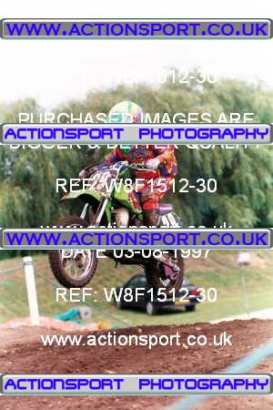 Photo: W8F1512-30 ActionSport Photography 3,4/08/1997 ACU BYMX Cambridge Junior SC Cat Finning Youth International - Mildenhall  _4_60s #29