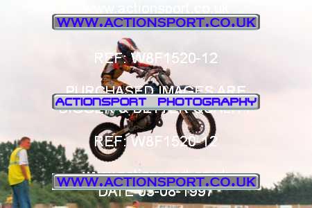 Photo: W8F1520-12 ActionSport Photography 3,4/08/1997 ACU BYMX Cambridge Junior SC Cat Finning Youth International - Mildenhall  _3_80s #30