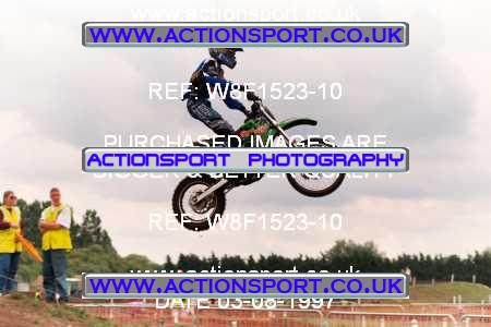 Photo: W8F1523-10 ActionSport Photography 3,4/08/1997 ACU BYMX Cambridge Junior SC Cat Finning Youth International - Mildenhall  _2_100s #20