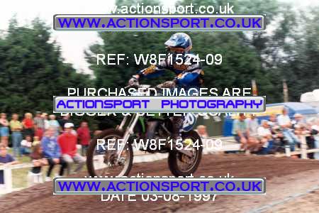 Photo: W8F1524-09 ActionSport Photography 3,4/08/1997 ACU BYMX Cambridge Junior SC Cat Finning Youth International - Mildenhall  _2_100s #20