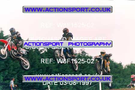 Photo: W8F1525-02 ActionSport Photography 3,4/08/1997 ACU BYMX Cambridge Junior SC Cat Finning Youth International - Mildenhall  _1_125s #26