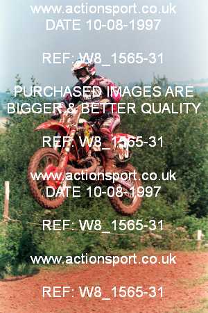 Photo: W8_1565-31 ActionSport Photography 10/08/1997 AMCA Raglan MXC [125 250 750cc Championships] - The Hendre  _2_Juniors #33