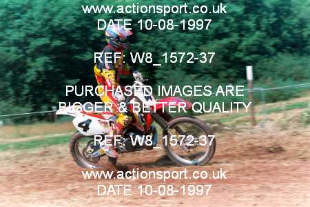 Photo: W8_1572-37 ActionSport Photography 10/08/1997 AMCA Raglan MXC [125 250 750cc Championships] - The Hendre  _3_250Chamionship #4