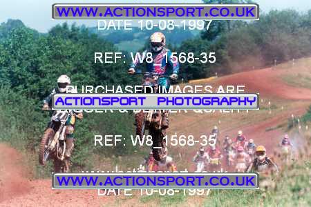 Photo: W8_1568-35 ActionSport Photography 10/08/1997 AMCA Raglan MXC [125 250 750cc Championships] - The Hendre  _2_Juniors #77