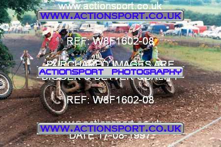 Photo: W8F1602-08 ActionSport Photography 17/08/1997 AMCA Moseley MXC - Brownhills  _3_250-750Juniors #2