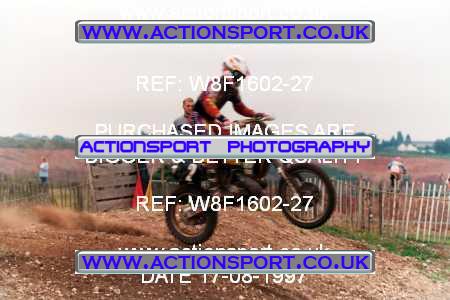 Photo: W8F1602-27 ActionSport Photography 17/08/1997 AMCA Moseley MXC - Brownhills  _3_250-750Juniors #2