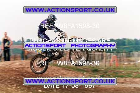 Photo: W8FA1598-30 ActionSport Photography 17/08/1997 AMCA Moseley MXC - Brownhills  _6_125Seniors #83