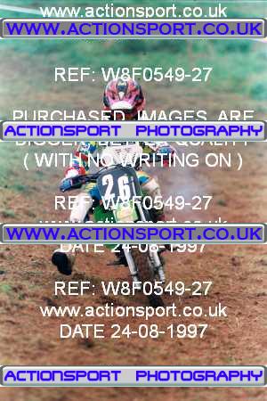 Photo: W8F0549-27 ActionSport Photography 25/08/1997 YMSA Poole & Parkstone MC 2 Day _4_60s #26