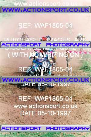 Photo: WAF1805-04 ActionSport Photography 05/10/1997 AMCA Ollerton MXC [250 Qualifiers] - Bevercotes _5_TrentValleyChampionship #157
