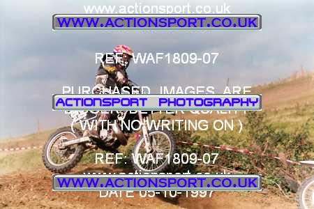 Photo: WAF1809-07 ActionSport Photography 05/10/1997 AMCA Ollerton MXC [250 Qualifiers] - Bevercotes _6_250-750Juniors #169